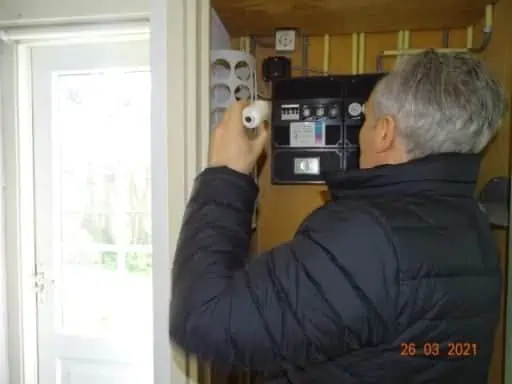 grondige inspectie van de elektrische installatie